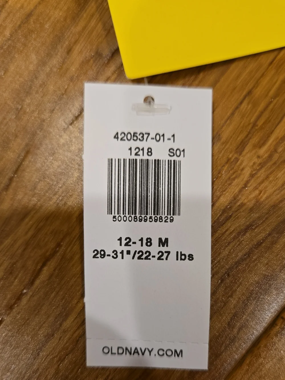 Old Navy new tags